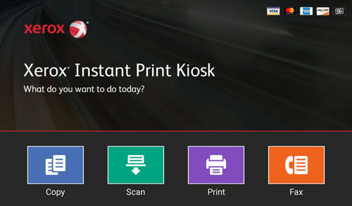 user interface, Instant Print Kiosk, Xerox, Alliance Document Technologies, Elko, Nevada, NV, Ruby Mountains