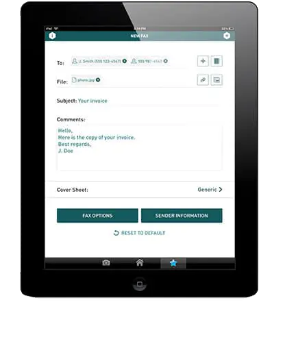 Ipad Service, XMedius Fax, Alliance Document Technologies