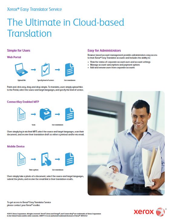 xerox easy translator service xerox easy translator service