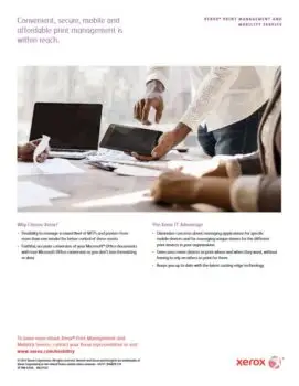 Mobile Print, mobile print, Xerox, Alliance Document Technologies